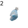 Zawieszka - larimar samorodek w srebrze