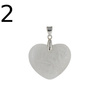 Zawieszka - Kamień Księżycowy serce w srebrze