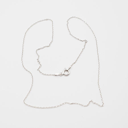 Naszyjnik srebrny - Onyks łza na łańcuszku