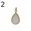 Zawieszka z Kamieniem Księżycowym w srebrze złoconym