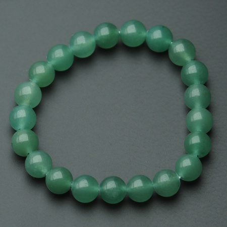 Bransoletka 18 cm - Awenturyn kulki 8,5mm