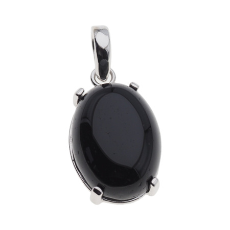 Zawieszka z Onyksem w srebrze rodowanym