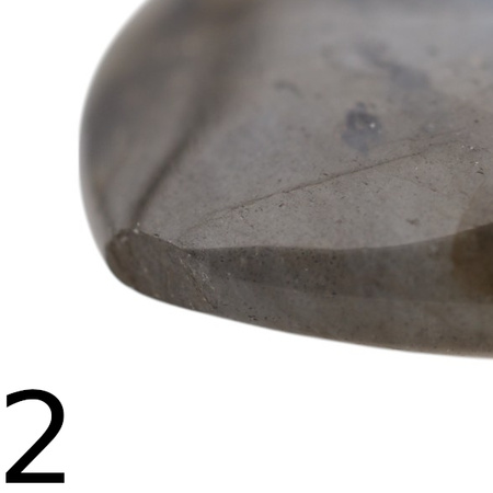 Zawieszka - Labradoryt serce w srebrze