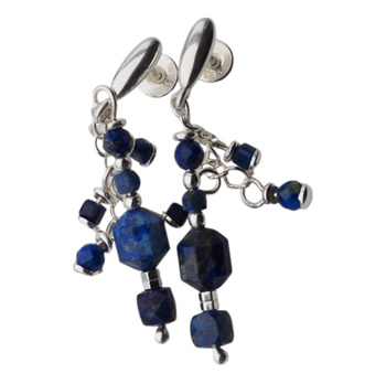Kolczyki - Lapis Lazuli w srebrze